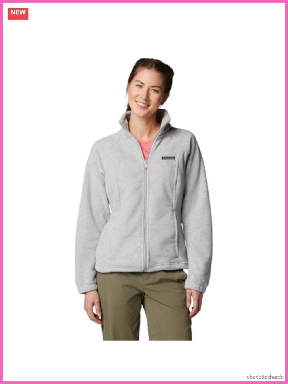 Columbia Womens Fleece Zip Up Jacket Full Zip
